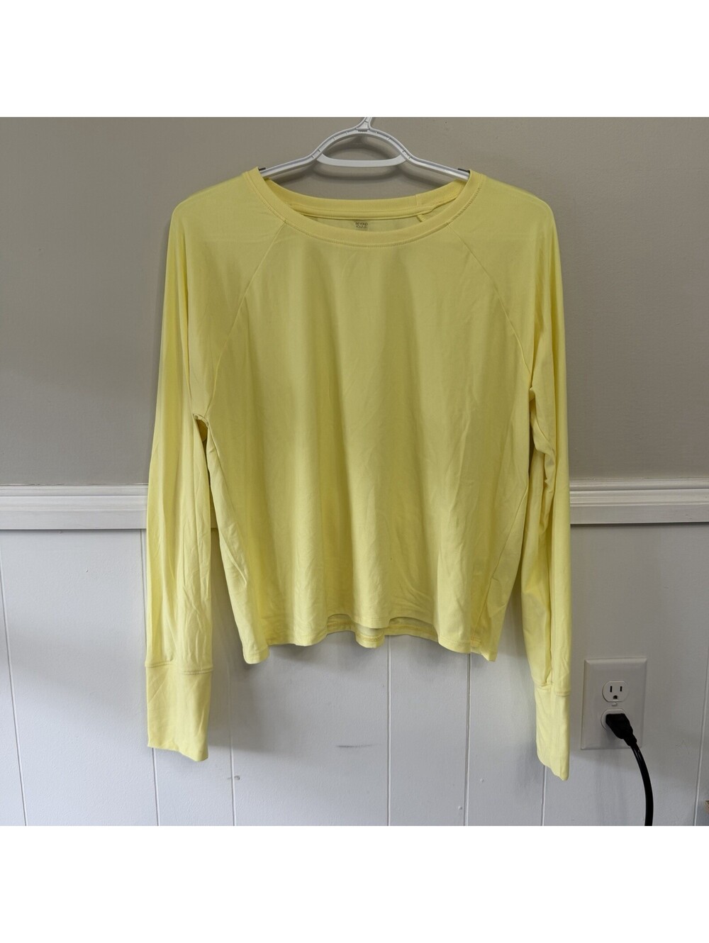 Beyond Yoga Featherweight Daydreamer Pullover Women's Size S Butter Yellow